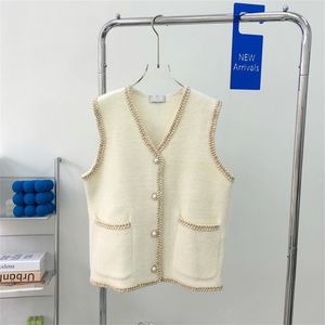 Magazijnkleding Vroege lente Nieuwe Versie Mink Blended Vest Jas Dames Casual Losse Celebrity Style Top Sale Online_8Cyo