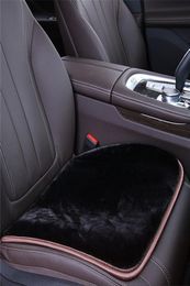 Cojín cálido para asiento de coche, conjunto completo o delantero, Protector de silla flocado, cojín para asiento, alfombrilla no deslizante 1336787