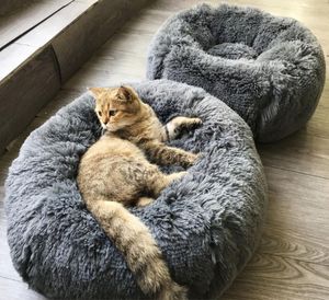 Lit chaud pour chat, lit à hamburger démontable, coupe-vent, coquille de nid pour chiot, cache-chignon à hamburger pour tapis d'hiver pour chiens et chats2792784463