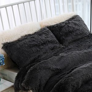 Warm Elegant Cosy Plush Kussensloop Super Zachte Lange Shaggy Faux Bont Kussen Cover Home Decoratieve Slaapkussenslopen 201114