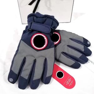 Guantes cálidos con dedos completos para pantalla táctil para hombres y mujeres, guantes de invierno resistentes al viento, impermeables, antideslizantes, guantes de conducción gruesos a prueba de frío