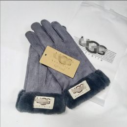 Gants chauds pour femmes d'hiver, gants en laine chauds en peluche pour la conduite au printemps et en automne, le cyclisme, gants en cachemire à écran tactile