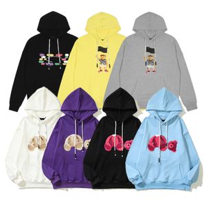 2023 Hoodie Brown Bear Hoody Hommes Femmes Designers Mode Streetwear Pull Hoodies Jaune Violet Bleu Blanc Noir Gris Sweats À Capuche Jumper Vêtements