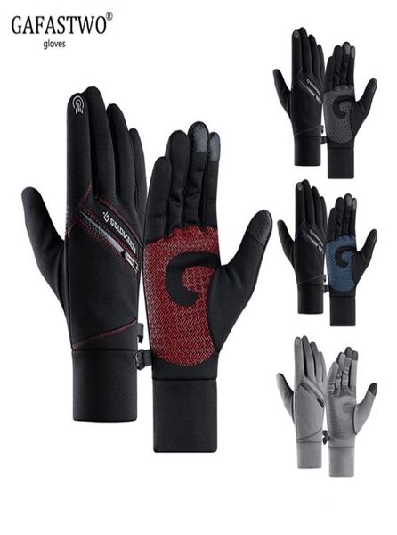 Gants de ski d'hiver chauds pour l'hiver pour femmes Fashion Fashion Noslip Riding Outdoor Sports Zipper Pocket Gants Gants tactile Screen Y200113826432