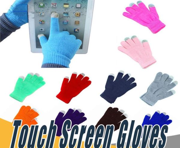 Guantes cálidos de invierno para pantalla táctil, multiusos, unisex, capacitivos, regalo de Navidad para iPhone, iPad, teléfono inteligente 8550158