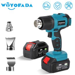 Warmtepistool 18V Draadloos Handheld Heteluchtpistool Temperatuur Verstelbare Luchtdroger Elektrisch Soldeer Warmtepistool voor Makita 18V Batterij Power Tool