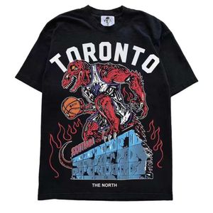 Warren High Street Sun Basketball LotasT T-shirt Tide merk groot formaat Quick Dry heren- en damesmode Street korte mouw top