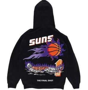 Warren High Street Suns basketbal warme hoodies Lotas heren damesmode streetwear pullover sweatshirts losse topkleding