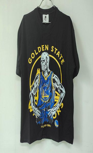 Camiseta Warren, camiseta estampada Golden State, camiseta Lotas para hombre, camisetas de verano para mujer, camisetas sueltas, camiseta informal para hombre, camiseta negra SXL4696156