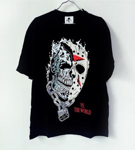 Camisetas de Warren Jason Skull Impresión Mens Lotas Arte para mujeres Camas sueltas Men Camisa informal Shorts manga Black Tee SXL2489587