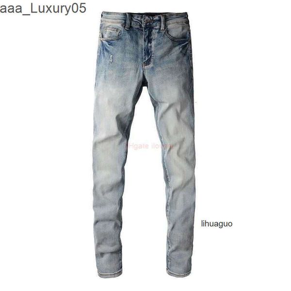 Wash amari amirl amirlies am amis imiri amiiri Basic AM Designer Clothing es Jeans Denim Pants Old Slp es Trendy Brand Light Slim Fit Denim Pants Hommes Femmes High S 4G4H