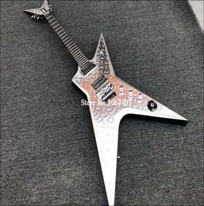 Lave Dim 3 USA STEALTH DIPPLACA DIMBAG Darrell Electric Metal Metal Diamond Plate Flyod Rose Tremolo Bridge Hardware de cromo4425898