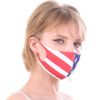 Masque de tissu d'impression créatif anti-poussière lavable Masque de sport anti-buée Masques de sport en plein air American Drapeau Face Couverture Wholea53A48