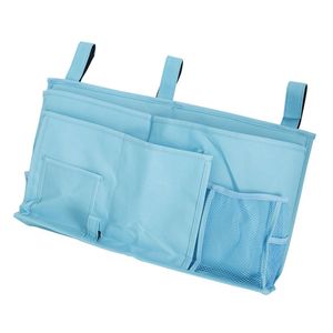 Wasbare Pouch Organizer Boeken Home Duurzame Eco-vriendelijke opbergtas Container Muurdeur Nachtkastje Hangende Oxford Doek