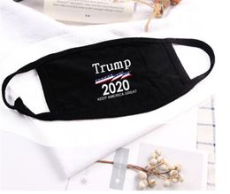 Lavable Masque réutilisable Donald Trump 2020 Élection du visage Masque Tissu anti-poussière Masque drôle Coton USA Homme Femme Mode Unisexe Hiver chaud