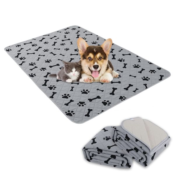 Almohadillas lavables Almohadillas para orinar para perros Almohadillas reutilizables para incontinencia de cachorros Estera impermeable para entrenamiento de mascotas Alfombrillas para orinar para perros Respaldo antideslizante para jaula de parque para perros