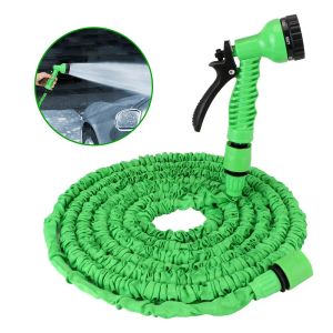 Tuyau d'arrosage extensible de 25 200 pieds, tuyau d'eau de jardin Flexible, 6 modes de pulvérisation, pistolet à eau pour lavage de voiture, tuyau d'irrigation de jardin