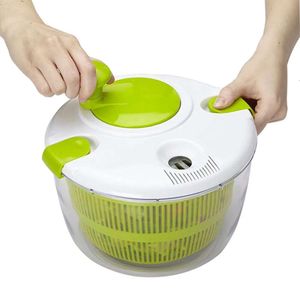 Laveuse sèche-liaison 5L Salade de salade Effecteur de draineur avec basse-bol, spinner à laitue multi-usure, laveuse aux fruits, pâtes et frites.