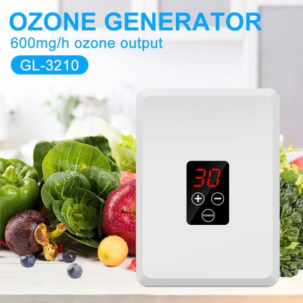 Machine de nettoyage de fruits et légumes, désinfection des ingrédients de cuisine domestique, machine à laver les légumes, générateur d'ozone