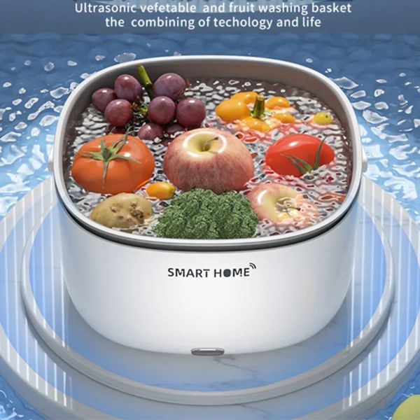 Lavers ultrasons Vegetable Machine à laver domestique Gadgets de cuisine sans fil électriques pour les bouteilles de vaisselle