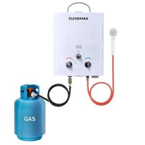 Laveuses vente en gros 6L Portable Camping GPL Gaz Geyser RV haute qualité réservoirs de gaz naturel chauffe-eau