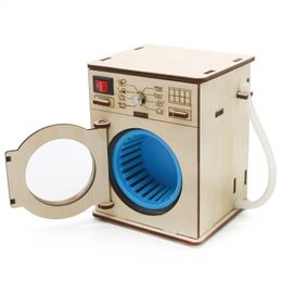 Wasmachine Model 3 trommel Technologie Kleine productie DIY Wetenschap en onderwijs Experimenteel materiaalpakket 240112