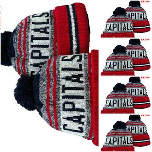 WASHINGTON Beanie North American Hockey ball Team Side Patch Winter Wool Sport Knit Hat Skull Caps