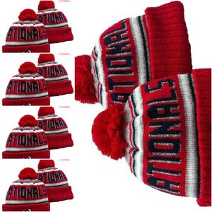 Bonnet Washington WAS équipe de baseball nord-américaine Patch latéral hiver laine Sport tricot chapeau crâne casquettes A1