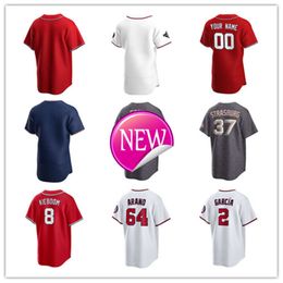 Washington Custom Nationals Baseball Jerseys Matt Barnes 46 Patrick Corbin 67 Kyle Finnegan 44 Dylan Floro 61 Robert Garcia 1 Mackenzie Gore 40 Josiah Gray