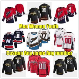 Washington Darcy Kuemper Capitals maillot rétro inversé Alex Ovechkin John Carlson Tom Wilson T.J.Oshie Evgeny Kuznetsov Nicklas Backstrom D 1290 7800