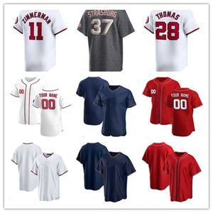 Washington Stephen Strasburg Jesse Winker CJ Abrams Lane Thomas Joey Gallo Trey Lipscomb Joey Meneses Luis Garcia Jr. Eddie Rosario Nationals Baseball Jersey Women