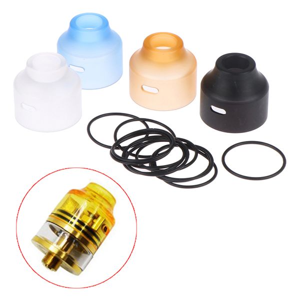 Wasp Nano Rda Bell Cap Rdta Reemplazo del atomizador Wasp Top PEI PC POM Cap Reemplazo 22 mm para WASP Nano RDA Rdta