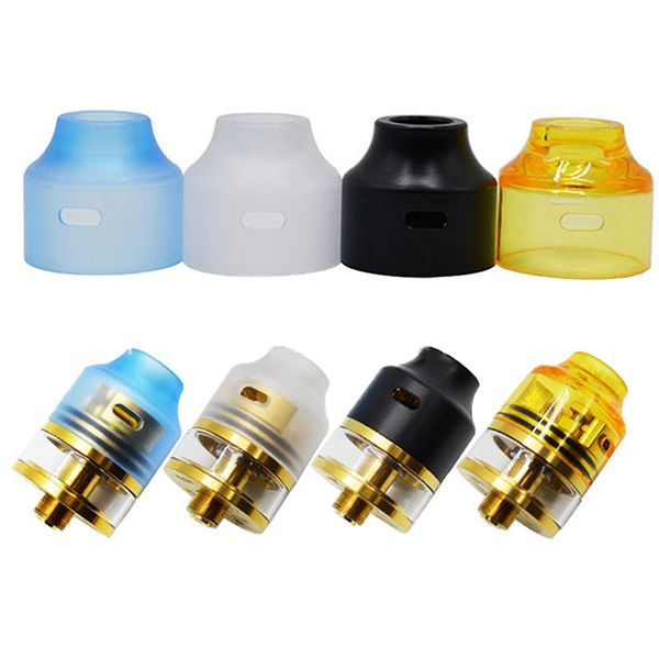 Wasp Nano Rda Bell Cap Rdta Wasp Atomizador Reemplazo Top PEI PC POM Cap Reemplazo 22mm WASP Nano