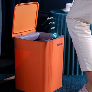 Poubelles 1230L capteur intelligent poubelle électronique automatique ménage salle de bains cuisine capteur poubelle étanche intelligente poubelle 230311