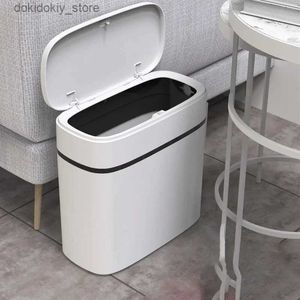 Coucheurs à déchets 14L Push-Trashe Can Trash Bathroom Can Trash COMPERSER AP NARTROP AP CLANDIN STORAE BOX CUIE CUITRÉ CANSER PACKET PAPIER L49