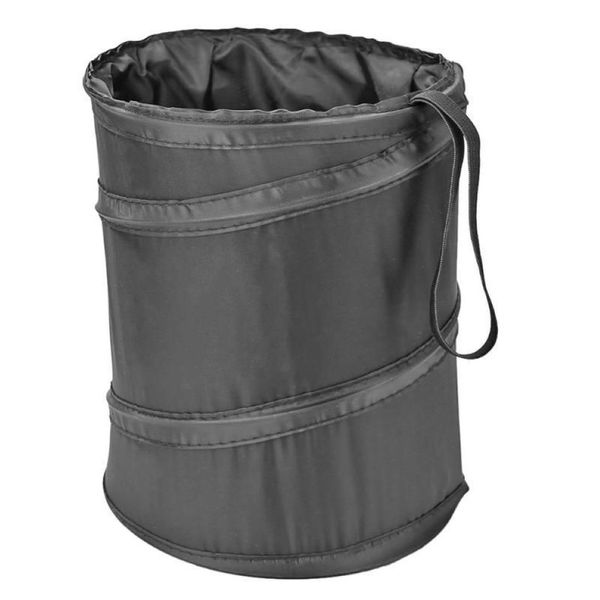 Poubelles Poubelle pliante pour stockage de voiture, conteneur de déchets en tissu Oxford, support organisateur, poubelle universelle 296f