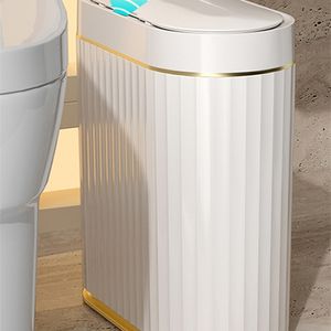 Afvalbakken Joybos Badkamer Trash Can Electronic Automatic Smart Sensor Garbage Bin huishoudelijke toilet Home Suppies 220919