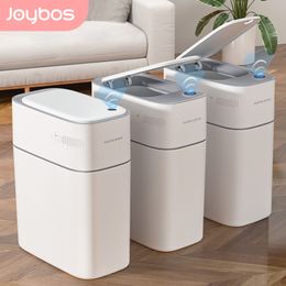 Afvalbakken Joybos Home Smart Sensor Bin Automatische adsorptie Garbage Bag Keuken Badkamer Slaapkamer Speciale inductie Trash Can 221119