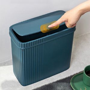 Afvalbakken Recycling Bin Smart Trash Can -deksel Bureau Assessories badkameropslag schoonmaak gereedschap keukenpapier emmer containers afvalbasket 230306