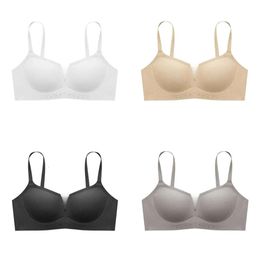 Wasteheart Bra's Maiden vrouwen Fashion Blue Coffee Draadloos Gedekte naadloze vrouwelijke beha sexy uit één stuk bralette ondergoed A B Lettte