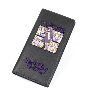 Wataten -portemonnee Een engel vloog naar mij toe portemonnee foto geld geld tas casual lederen billfold print notecase