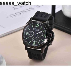 Regarder 2024 Panerass Fashion Men's Designer Top Brand Silicone Leather Strap Date multifonction Casual Wrist Wrists Style