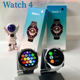 Watch 4 Smart Watch HD Screen Round Touch Bluetooth Calle Multi Sports Clock Clock Fitness Tracker Bracelet Smartwatch