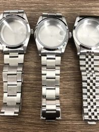 Ensemble d'accessoires de montre, type de consommation 36mm, boîte en acier inoxydable acrylique, poignée en option adaptée à la machine NH35/36