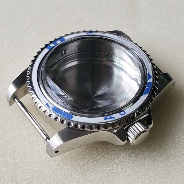 Accessoires de montre rétro, boîtier en acier inoxydable de 39.5mm adapté aux mouvements japonais NH35 et NH36