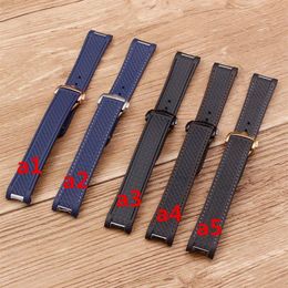 Accessoires de montre, bracelet métallique à extrémité incurvée en caoutchouc de silicone pour Omega Seamaster 300 AQUA TERRA AT150 8900 tool301R