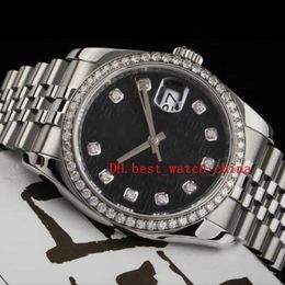 Horloge Azië 2813 Sport 116244 Herenhorloge 31 mm 36 mm ring met diamant automatisch mechanisch horloge Zwarte herdenkingsprint 2908