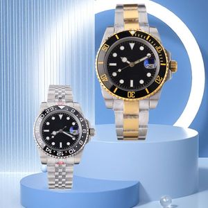 Bekijk automatische mechanische herenhorloges 40 mm waterdicht polshorloge roestvrij staal zilveren polsband bewegingshorloge zakelijk polsbandje Montre de Luxe