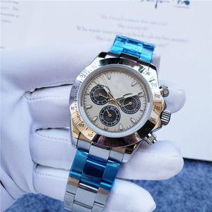 Bekijk automatische mechanische heren horloges 41 mm zilveren polsband waterdicht alle roestvrijstalen polsband modeontwerper polshorloge b71