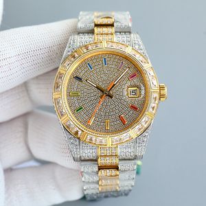 montre automatique mouvement mécanique montres design pour hommes 41mm saphir acier inoxydable montre de luxe affaires diamant montre-bracelet